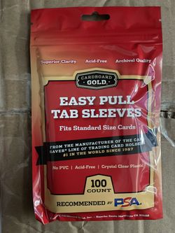 Easy Pull Tab Sleeves