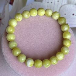 8.5mm Yellow Jade