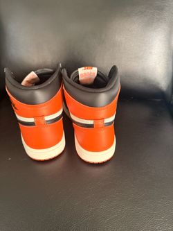 Nike Air Jordan 1 High Orange Black Sneakers