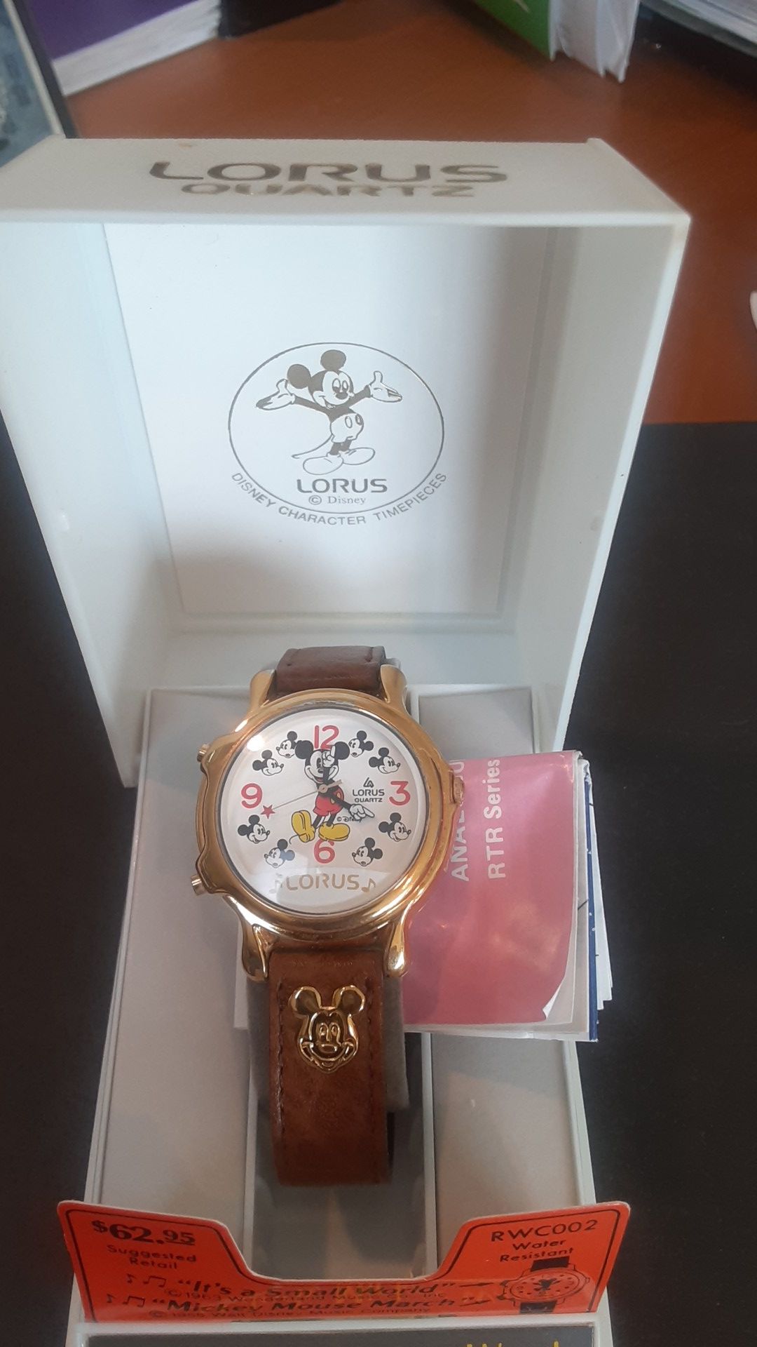 Collectors, Mickey Mouse watch $75