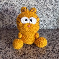 Handmade Crochet Garfield 