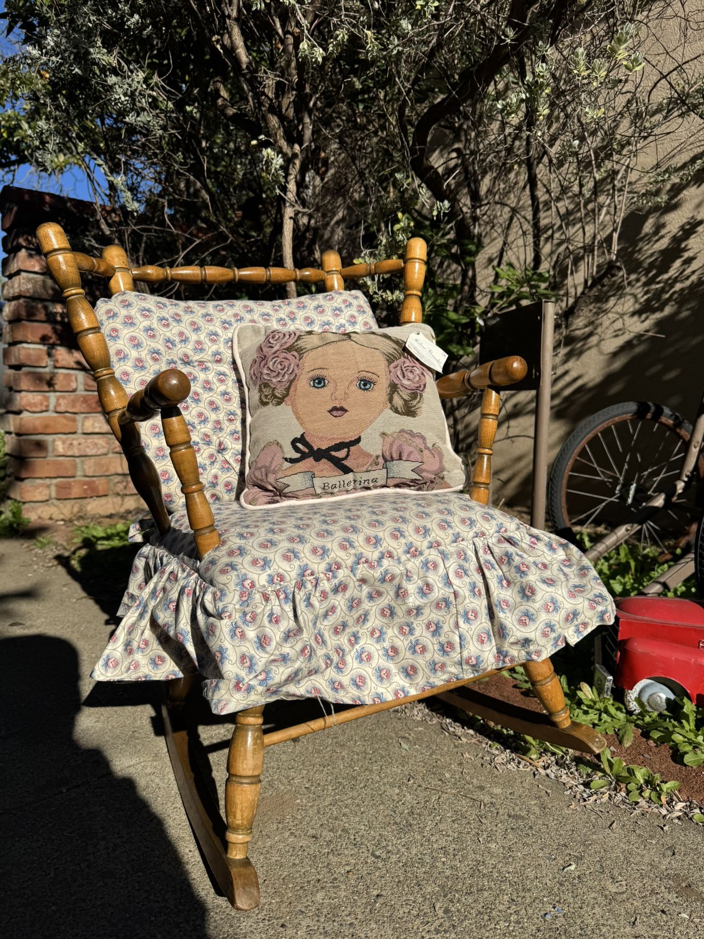 Antique Kids Rocking Chair