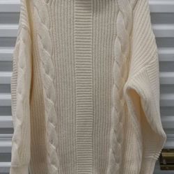 Shein Turtleneck Sweater Dress Ladies Size S