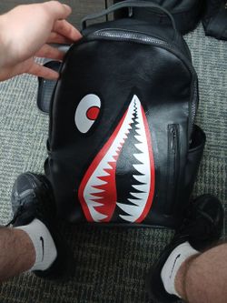 Black spray ground bag