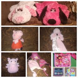 Girl's Stuffed Plush Toys 