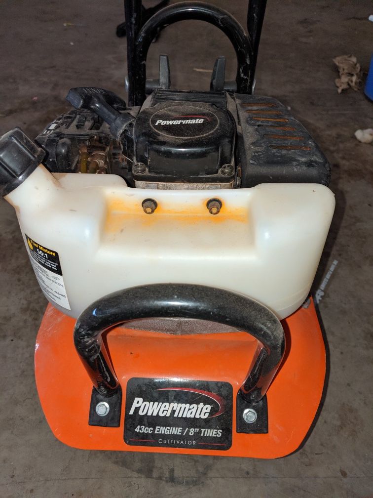 Powermate 10 inch 43cc 2cycle Cultivator Pcv 43 for Sale in Phoenix, AZ