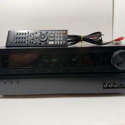 Onkyo TX-SR313 Black 5.1 Channel  HDMI A/V Receiver W/ Remote & AV Cables Bundle