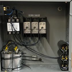 25 HP CNC BALANCED 3 Phase Rotary Converter Panel