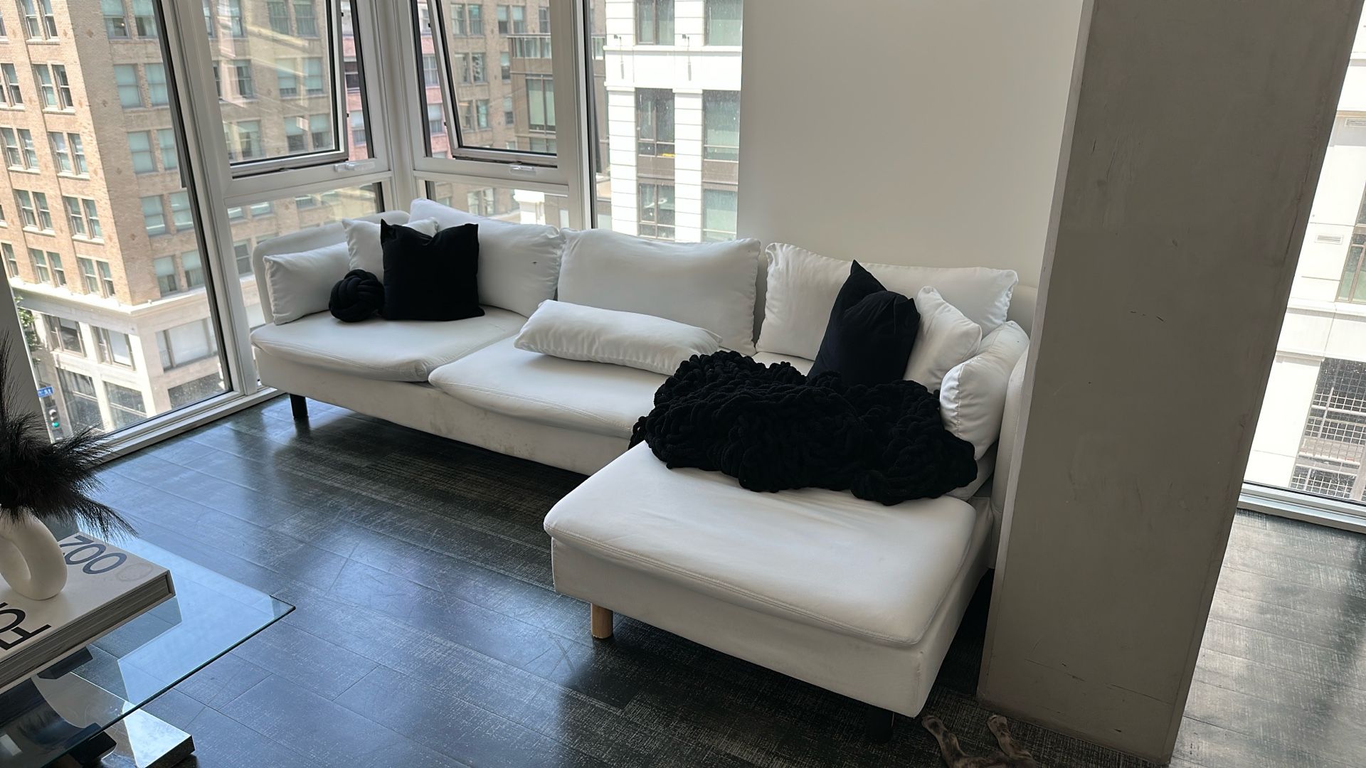 White Sectional Sofa