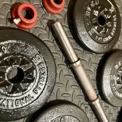 CLASSIC BFCO  Dumbbells [ Reconditioned to its original glory 60s/70s]  82 lbs.