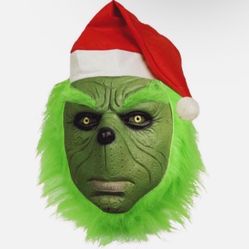 Latex Mask Horse Green Monster Santa Claus for Christmas, Halloween & Holiday