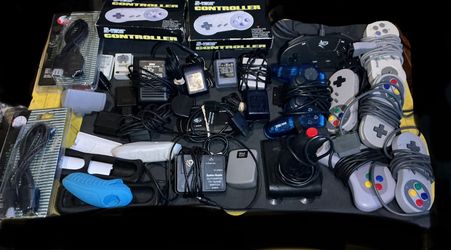 Controllers and other video game accessories for Nintendo PlayStation Xbox and Sega
