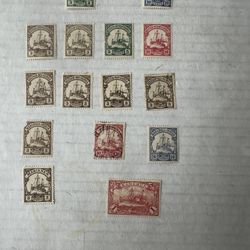 German Yacht Stamp Collection Of 15 From 6 Countries 