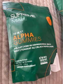 Alpha gummies male 4 packs