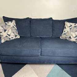 Blue Sleeper Sofa | Sofa Cama Matrimonial Azul