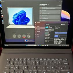 Surface Book 3 15"  32GB 512GB SSD Core i7 With NVIDIA GeForce GTX 1660