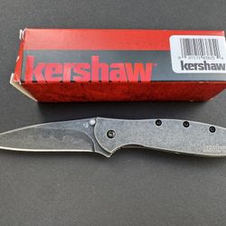 Kershaw Leek Pocket Knife, Composite Blackwash Blade 1660CBBW