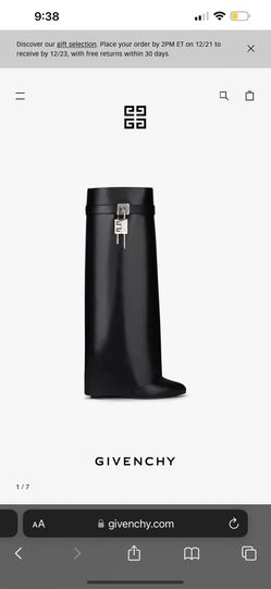 Brand New Givenchy Shark Lock Boots