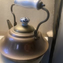 Vintage Copper/brass Small Teapot 