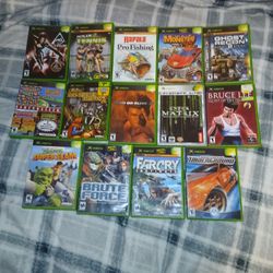 I Found Some Old Ones Normal And The Only First Xbox Console  Have Some Games Looking For 78 Bucks