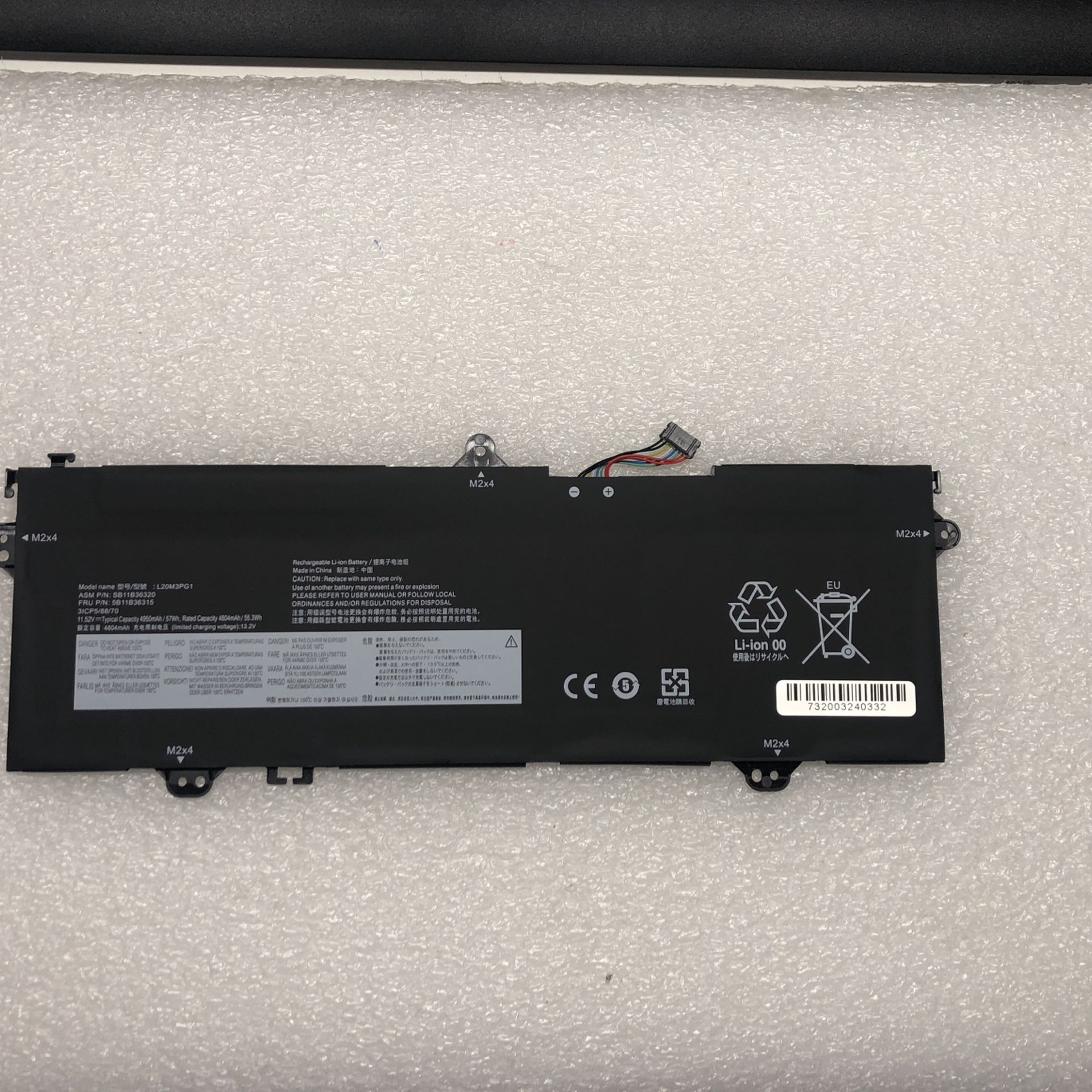 L20L3PG1 Lenovo Laptop Battery