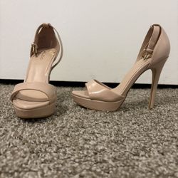 aldo nude heels size 5