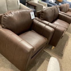 New 3pc set Sofa loveseat and chair dark brown color