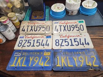 License plates