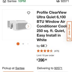 GE Window Air Conditioner 