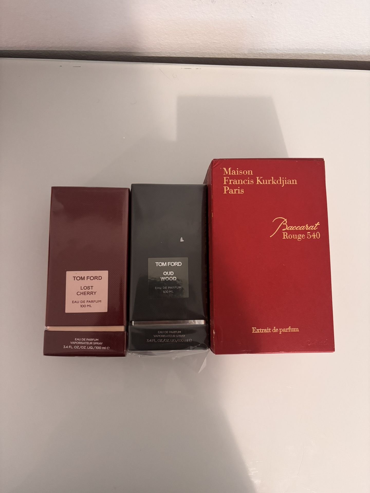 Baccarat Rouge 540 Extrait And Tom Ford Cologne And Perfume Bundle