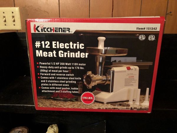 Kitchener 12 Electric Gaming Meat Grinder For Sale In Baytown Tx
