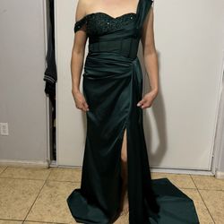 Emerald Green Dress