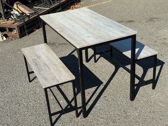 Dining Table with Bench Seats