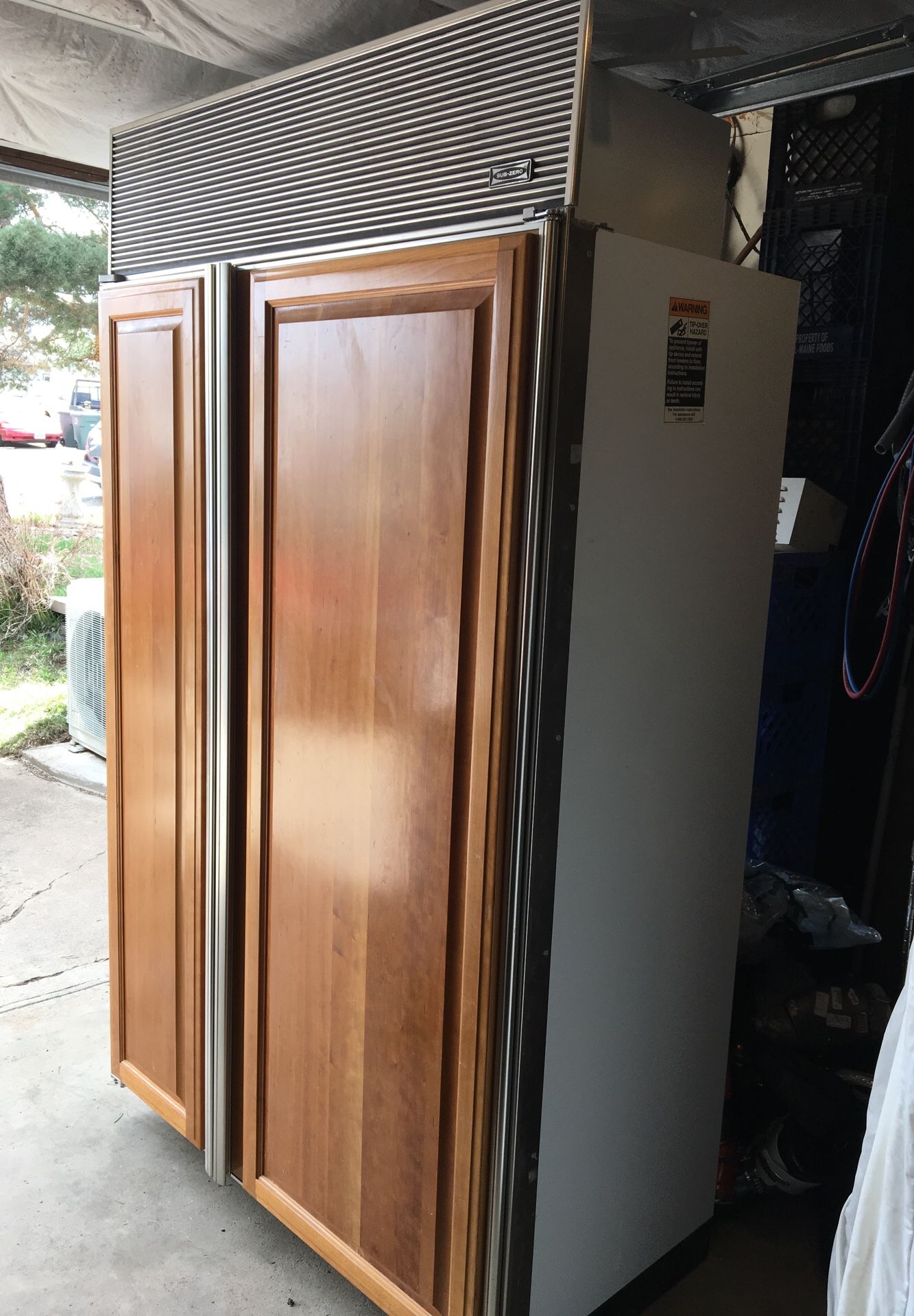 Sub zero commercial refrigerator/freezer model 632 – F