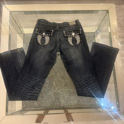 Fancy Rhinestone LA. Idol Jeans