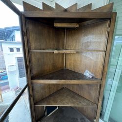 Antique Corner Cabinet 