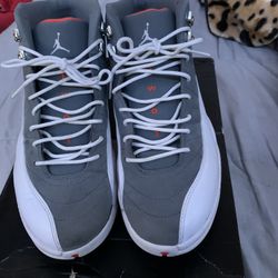 Jordan 12 Cool Grey Size 10