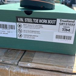 Work Boots 6in Steel Toe Golden Retriever