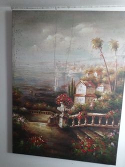 HUGE Oil Painting On Canvas