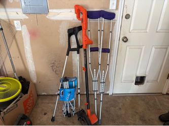 Crutches new
