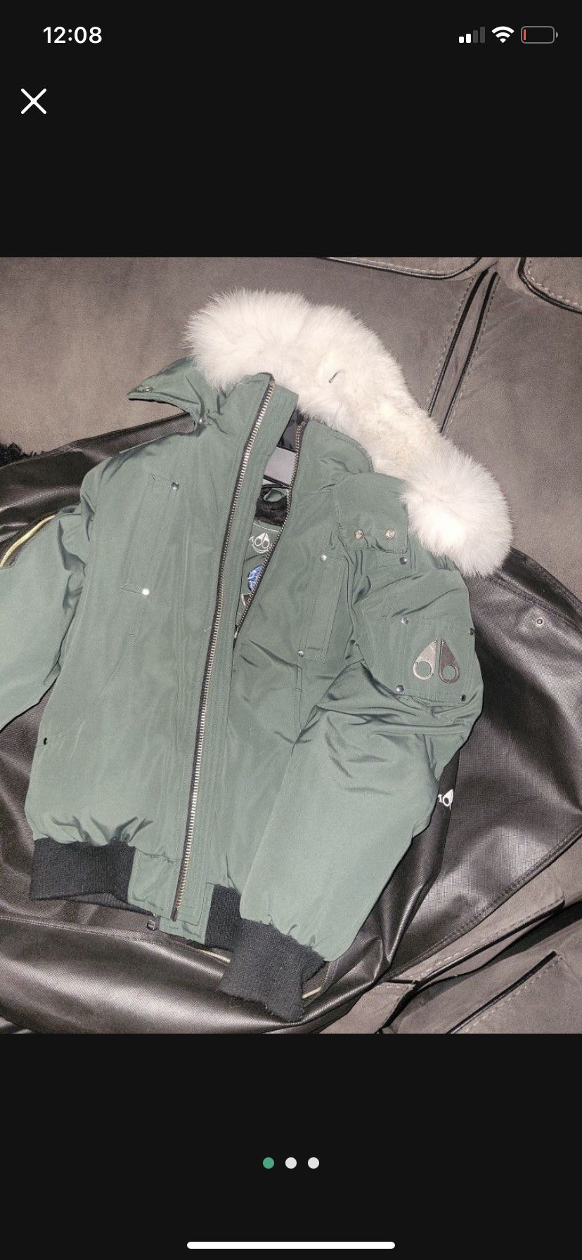 Little Boys Moose Knuckle Coat Size Med( 10-12)