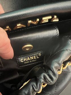 Chanel Resin Charms Chain Bucket Bag Quilted Lambskin Small for Sale in  Sunny Isles Beach, FL - OfferUp