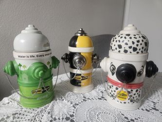 $40 each. Core & Main Fire Hydrant Ceramic 1 12" Cookie Jar