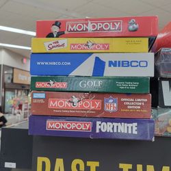 Board Games, Monopoly,  RISK, Stratego , Others $10 & UP