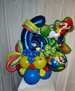 Mario bros Balloons’s decorations