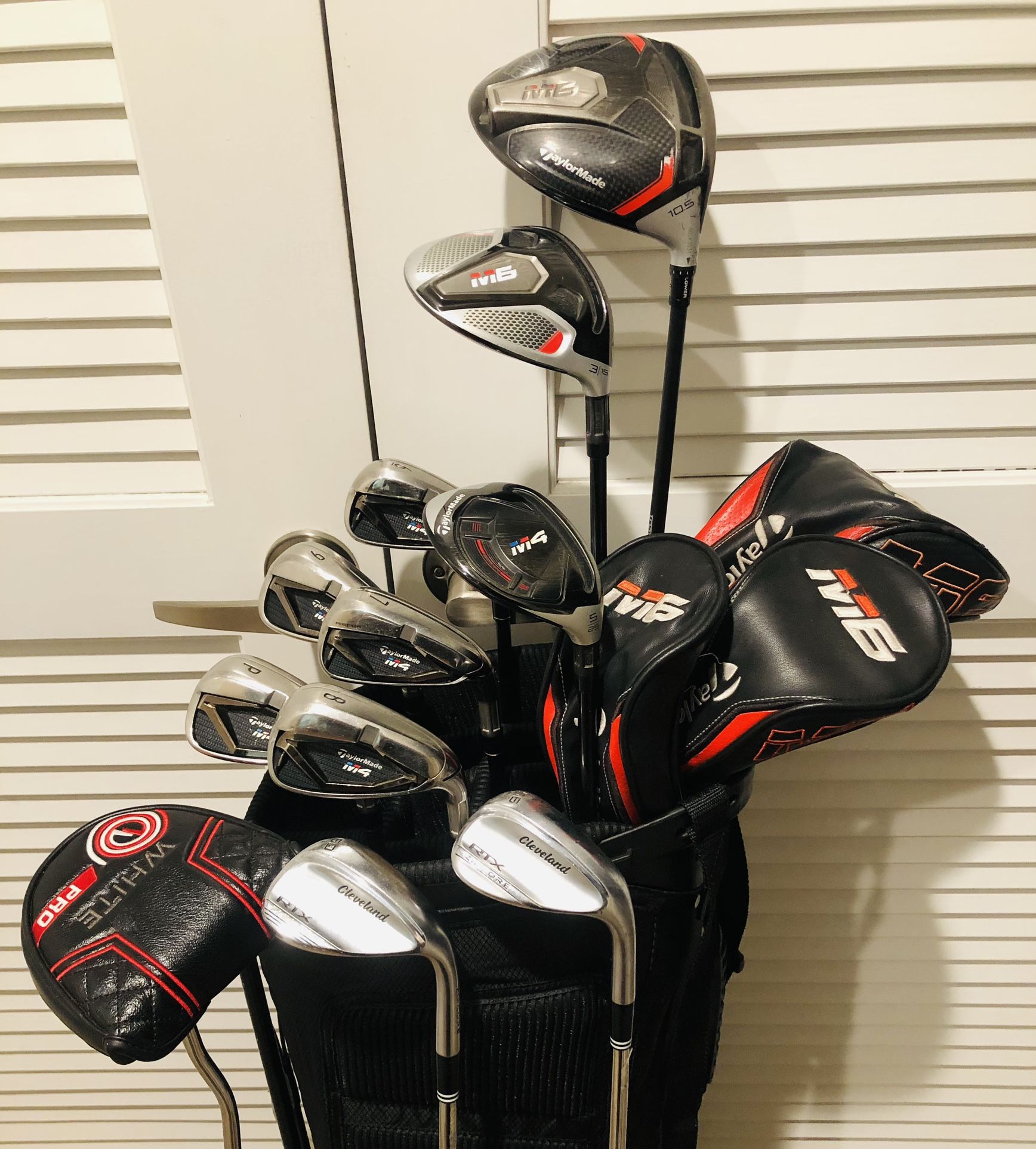 Taylormade M4 Golf Set 6-PW with Taylormade M6 Driver