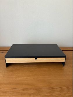 Monitor stand with drawer