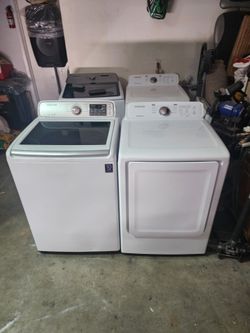 Nice set SAMSUNG Washer and electric dryer Large Capacity