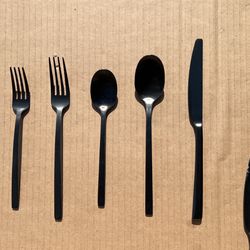 Black Cambridge Utensil Sets