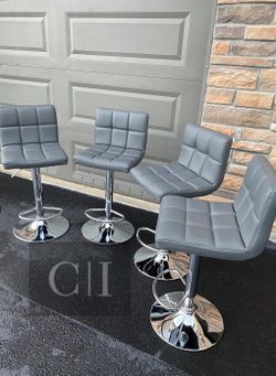 4 brand new gray bar stools